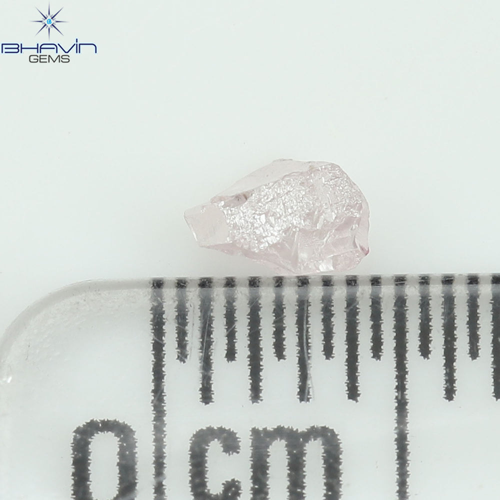 0.34 CT ハートシェイプ ナチュラル ダイヤモンド オレンジ色 VS1 クラリティ (4.59 MM)