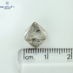 6.64 CT Rough Shape Natural Diamond White Color I2 Clarity (9.70 MM)
