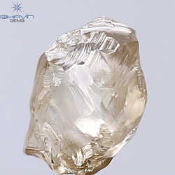 2.32 CT Rough Shape Natural Diamond Brown Color VS2 Clarity (8.40 MM)
