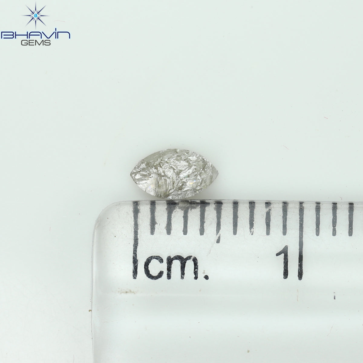0.21 CT マーキスシェイプ 天然ルースダイヤモンド ピンクカラー I3 クラリティ (5.33 MM)