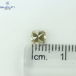 0.49 CT Cushion Shape Natural Diamond Grey Color VS1 Clarity (4.50 MM)