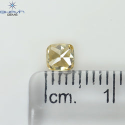 0.36 CT Cushion Shape Natural Diamond Orange (Chameleon) Color SI1 Clarity (4.15 MM)