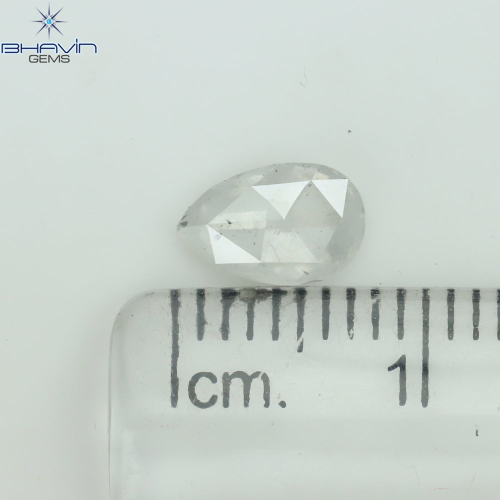 0.71 CT Pear Shape Natural Diamond White Color I2 Clarity (7.55 MM)