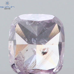 0.14 CT Cushion Shape Natural Diamond Pink Color I2 Clarity (2.86 MM)