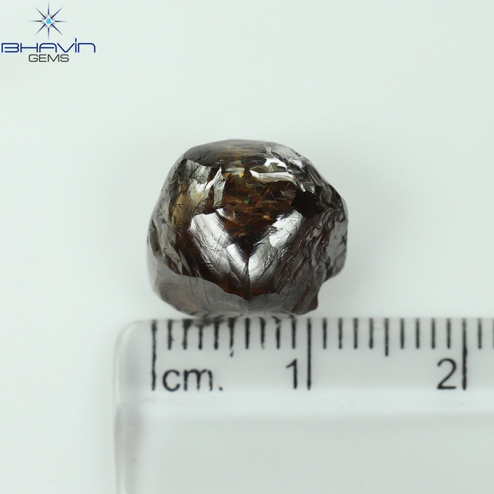 0.27 CT ラフ シェイプ ナチュラル ルース ダイヤモンド イエロー カラー SI1 クラリティ (3.34 MM)