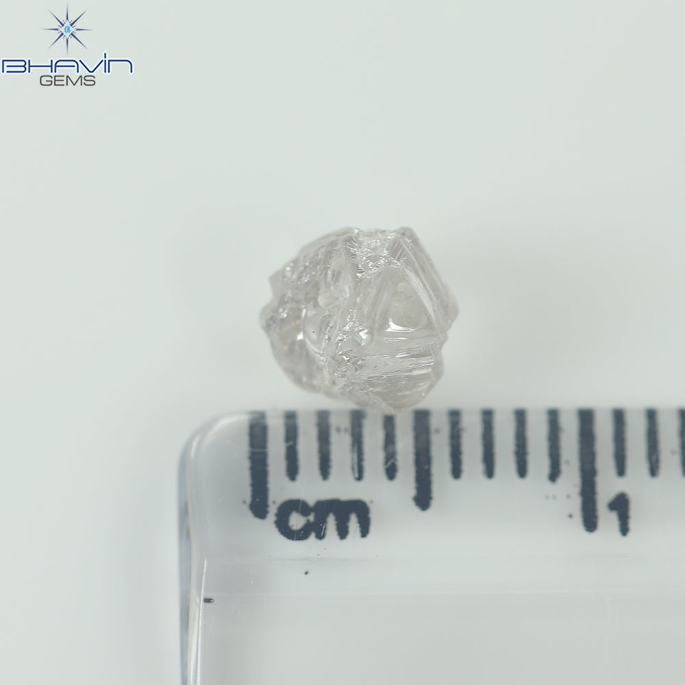 1.49 CT Rough Shape Natural Diamond Pink Color SI1 Clarity (5.83 MM)