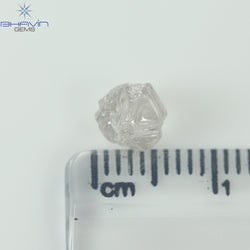 1.49 CT Rough Shape Natural Diamond Pink Color SI1 Clarity (5.83 MM)