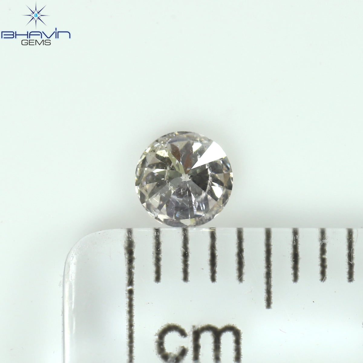 0.18 CT Natural Round Diamond Pink Color Clarity SI2 (3.60 MM)