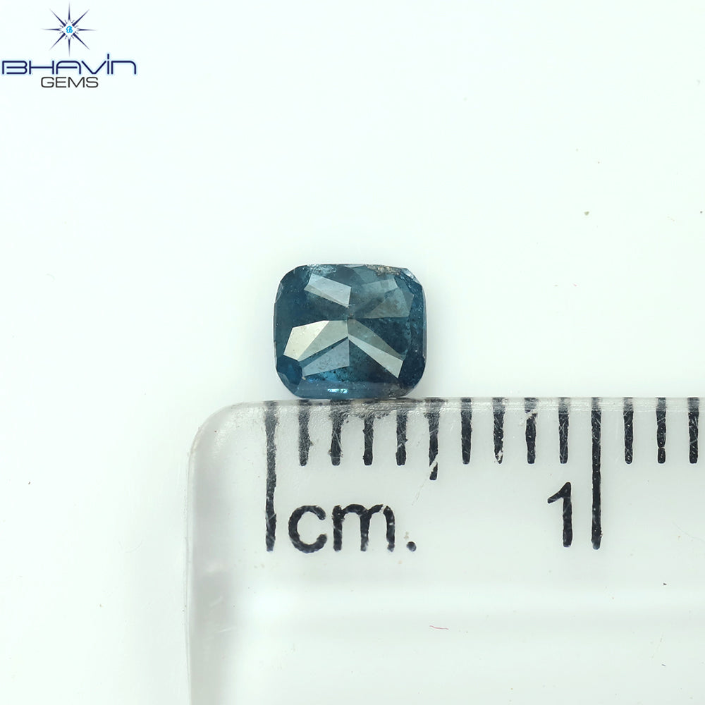 0.43 CT Cushion Diamond Natural Diamond Blue Diamond Clarity I3 (4.67 MM)