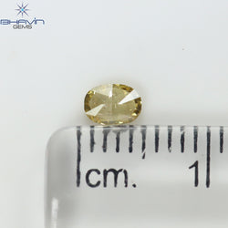 0.20 CT Oval Shape Natural Diamond Green (CHAMELEON) Color SI2 Clarity (4.46 MM)