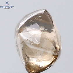 1.66 CT Rough Shape Natural Diamond Brown Color VS2 Clarity (6.16 MM)