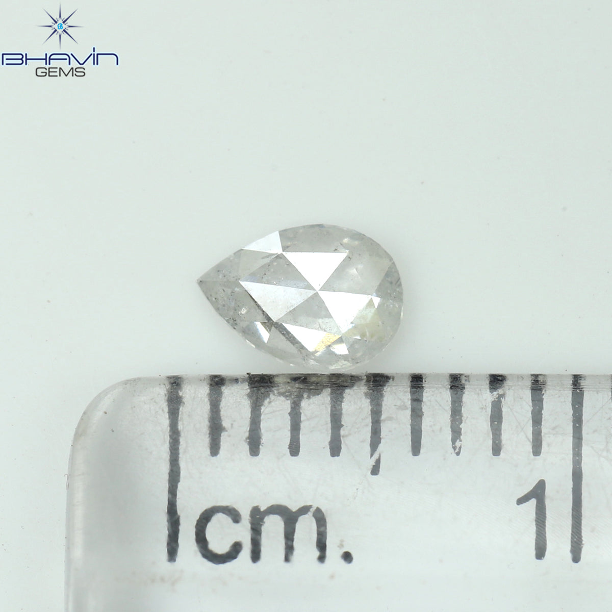 0.23 CT Pear Shape Natural Diamond White Color I1 Clarity (5.21 MM)