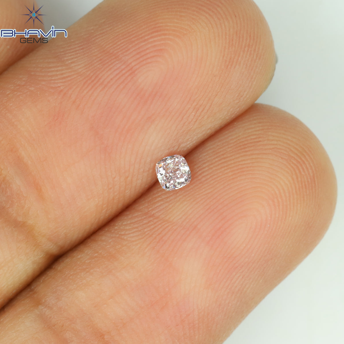 0.05 CT クッションシェイプ 天然ダイヤモンド ピンク色 I1 クラリティ (2.11 MM)