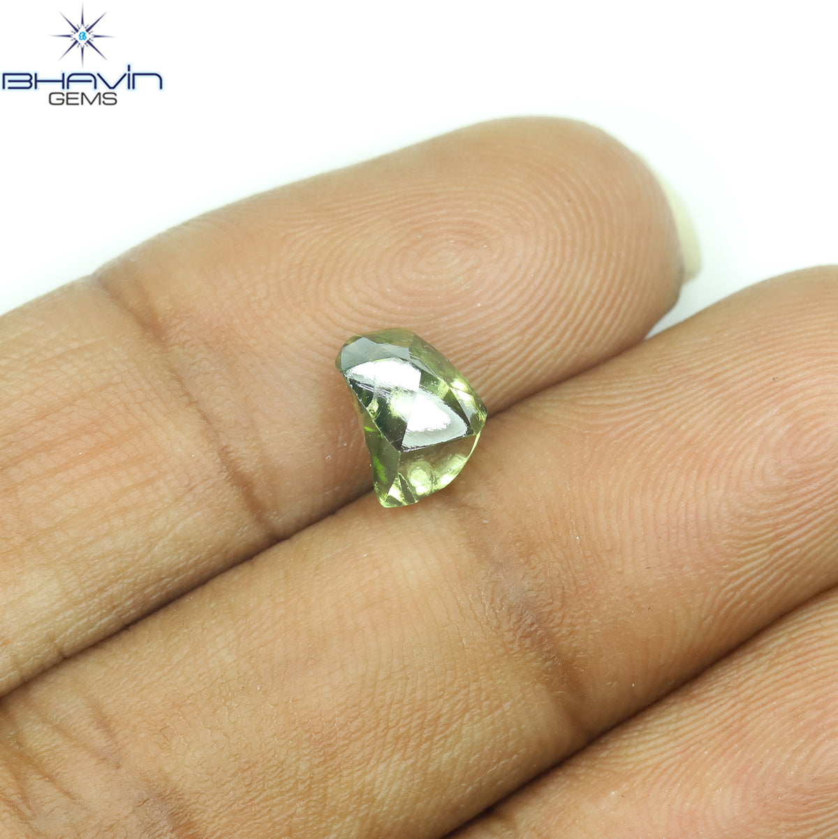 0.49 CT ラフシェイプ ナチュラル ダイヤモンド ピンク色 I3 クラリティ (4.90 MM)