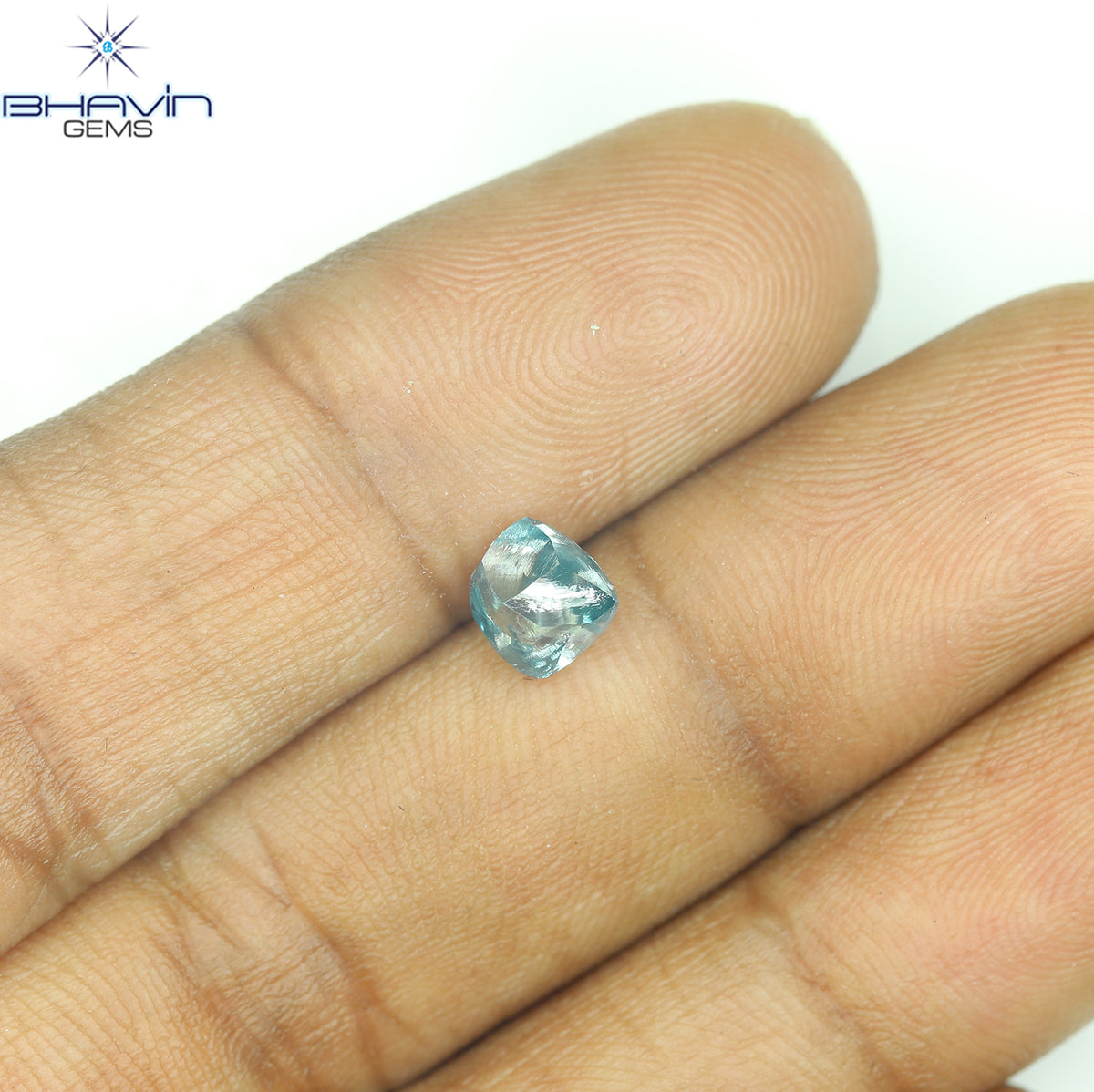 0.49 CT ラフシェイプ ナチュラル ダイヤモンド ピンク色 I3 クラリティ (4.90 MM)