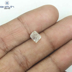 0.90 CT ラフ シェイプ ナチュラル ダイヤモンド ホワイト カラー VS1 クラリティ (5.95 MM)