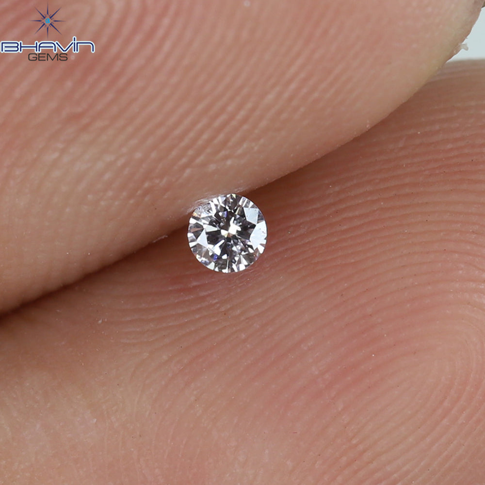 0.03 CT Round Shape Natural Diamond Pink Color VS2 Clarity (1.73 MM)