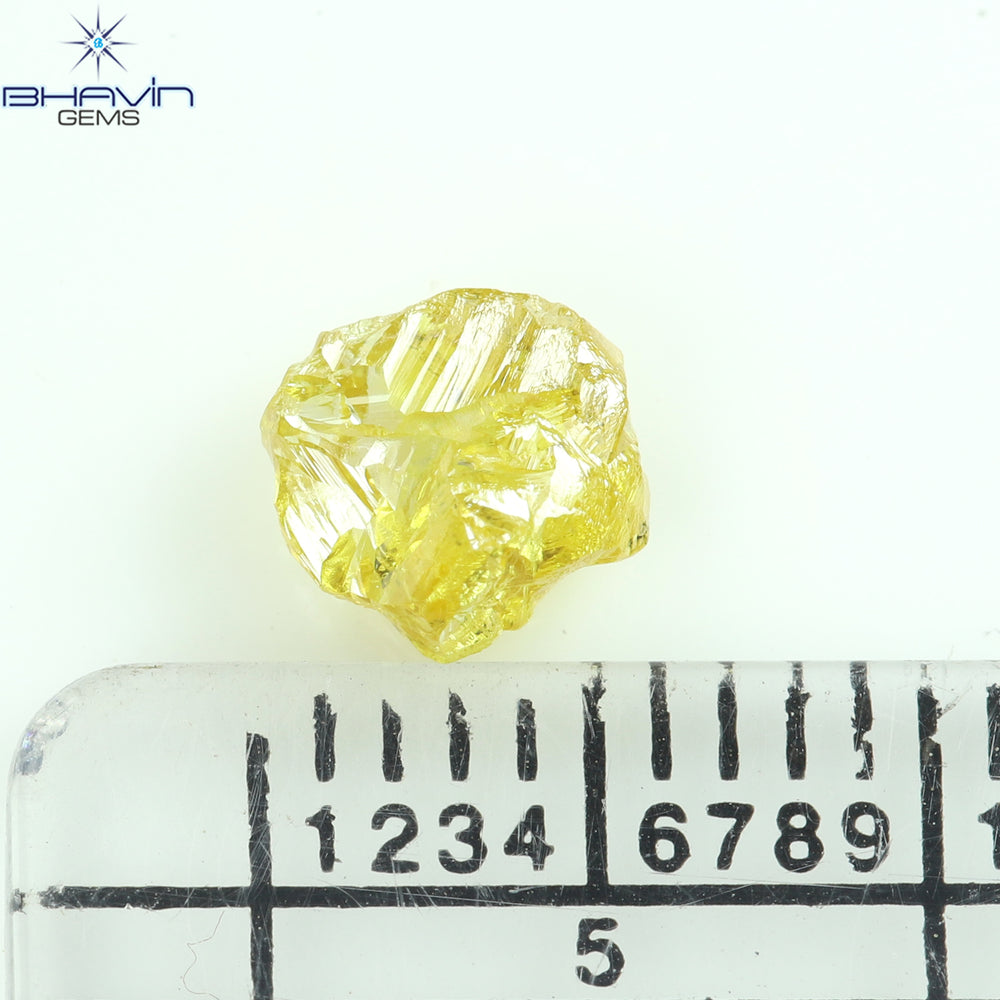 0.90 CT ラフ シェイプ ナチュラル ダイヤモンド ホワイト カラー VS1 クラリティ (5.95 MM)