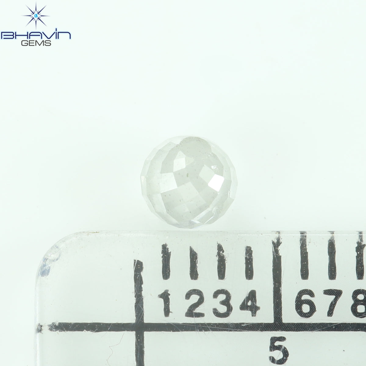 0.90 CT ラフ シェイプ ナチュラル ダイヤモンド ホワイト カラー VS1 クラリティ (5.95 MM)