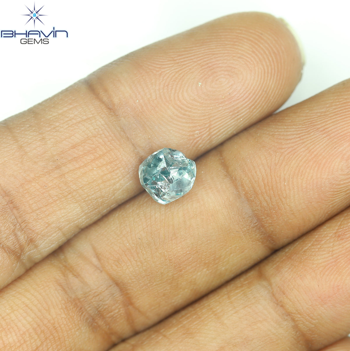 0.49 CT ラフシェイプ ナチュラル ダイヤモンド ピンク色 I3 クラリティ (4.90 MM)