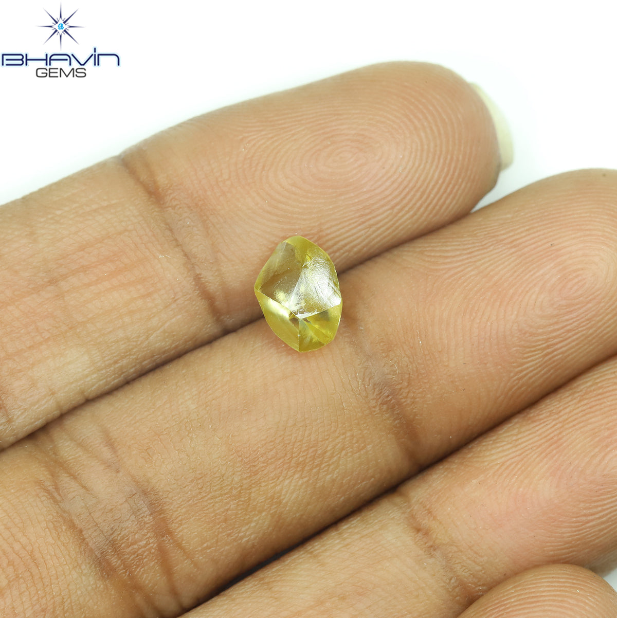 0.49 CT ラフシェイプ ナチュラル ダイヤモンド ピンク色 I3 クラリティ (4.90 MM)