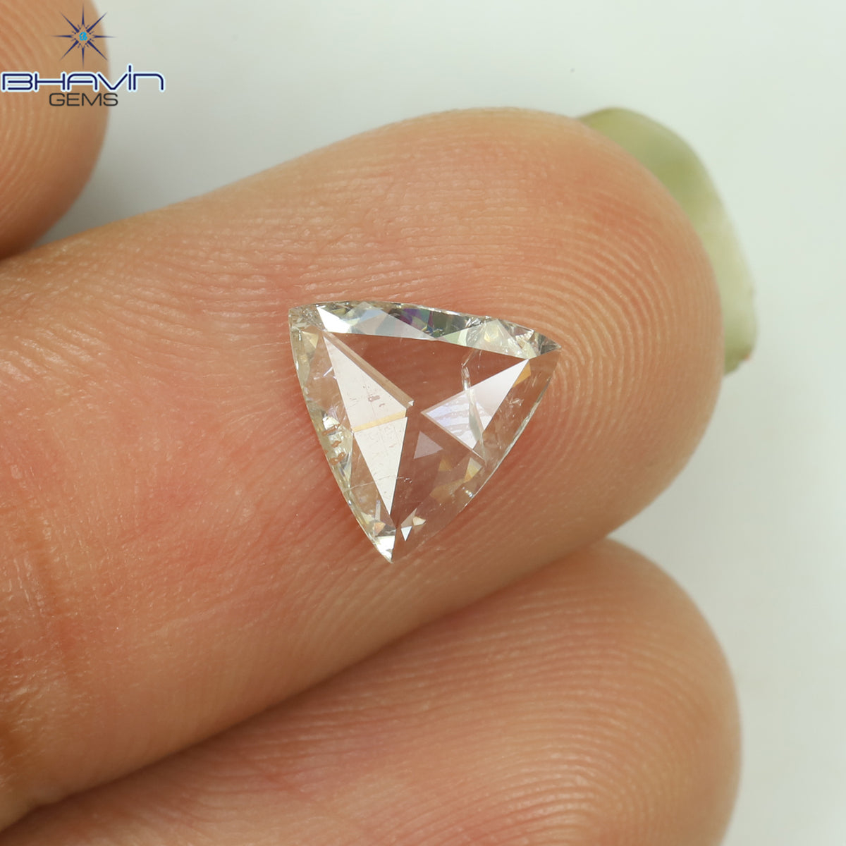 0.47 CT Natural Triangle Diamond White Color Clarity I1 (7.12 MM)