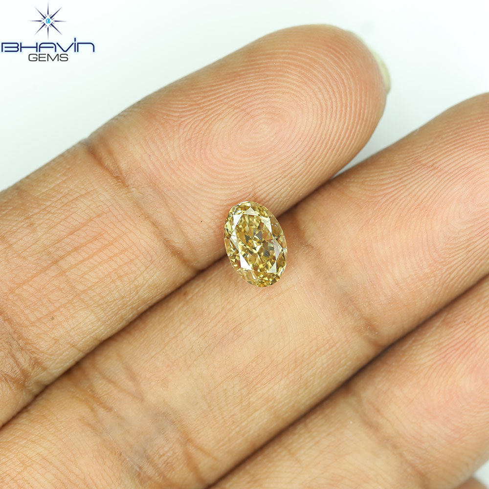 GIA認定 1.27 CT クッションダイヤモンド イエローカラー 天然ダイヤモンド VS1 クラリティ (5.97 MM)