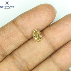 GIA認定 1.27 CT クッションダイヤモンド イエローカラー 天然ダイヤモンド VS1 クラリティ (5.97 MM)