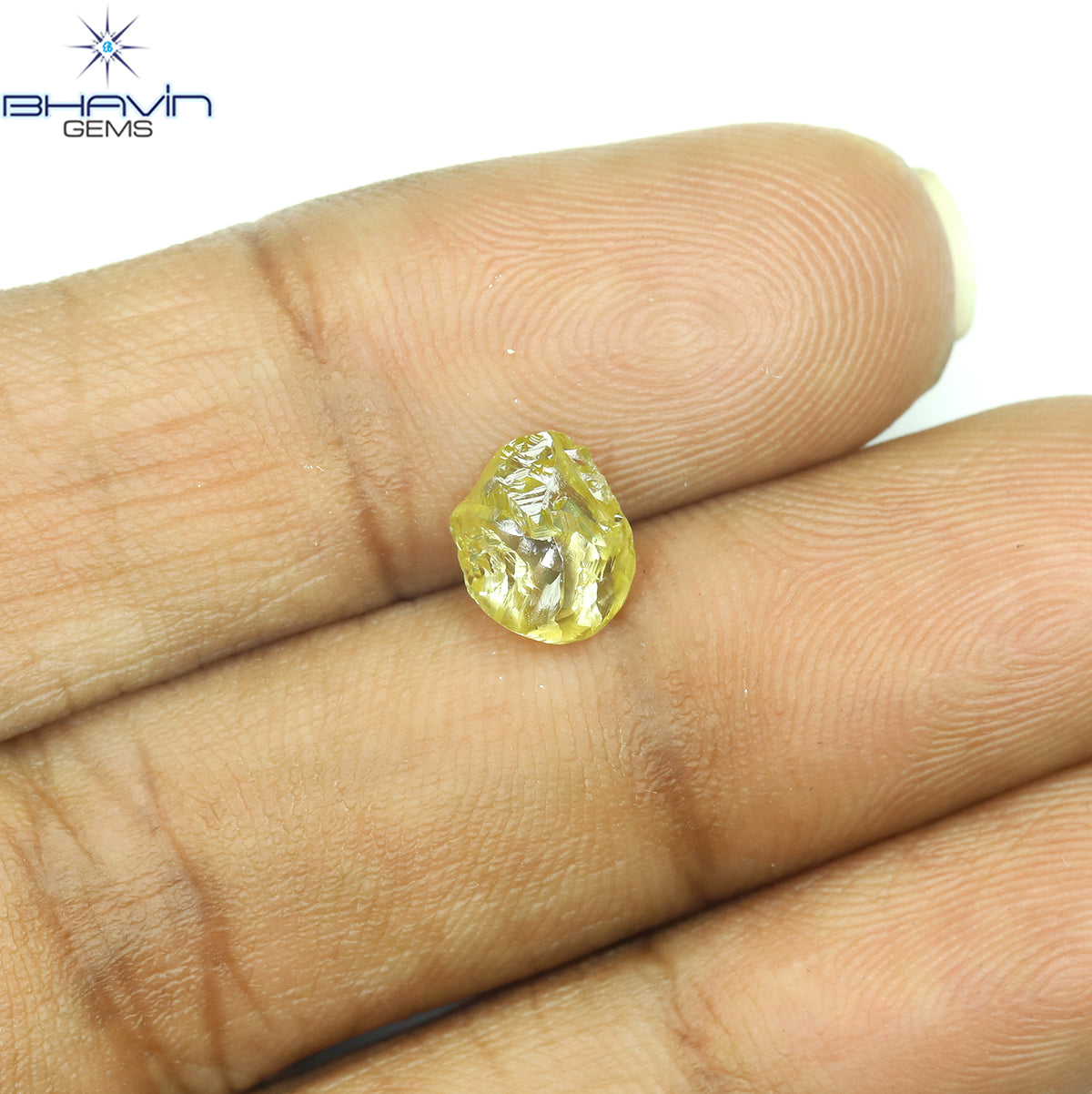 0.49 CT ラフシェイプ ナチュラル ダイヤモンド ピンク色 I3 クラリティ (4.90 MM)