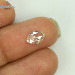 0.64 CT Marquise Shape Natural Diamond Yellowish White Color VVS1 Clarity (7.55 MM)