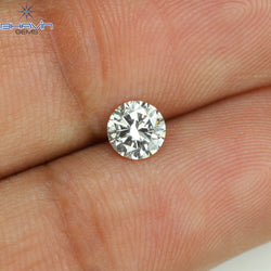 0.40 CT Round Shape Natural Loose Diamond White Color SI1 Clarity (4.73 MM)