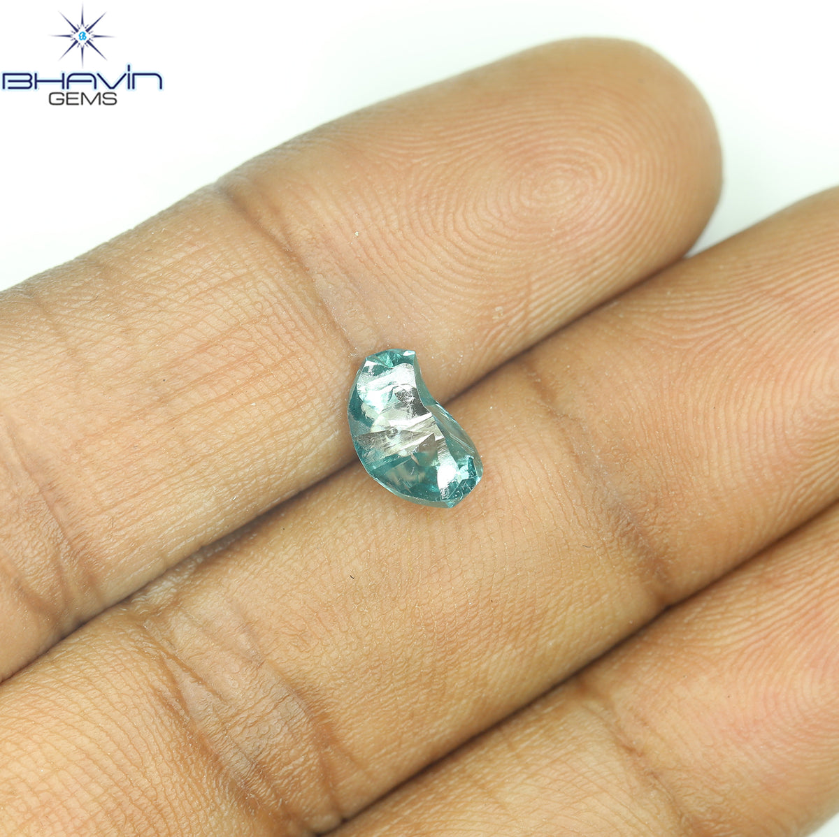 0.49 CT ラフシェイプ ナチュラル ダイヤモンド ピンク色 I3 クラリティ (4.90 MM)