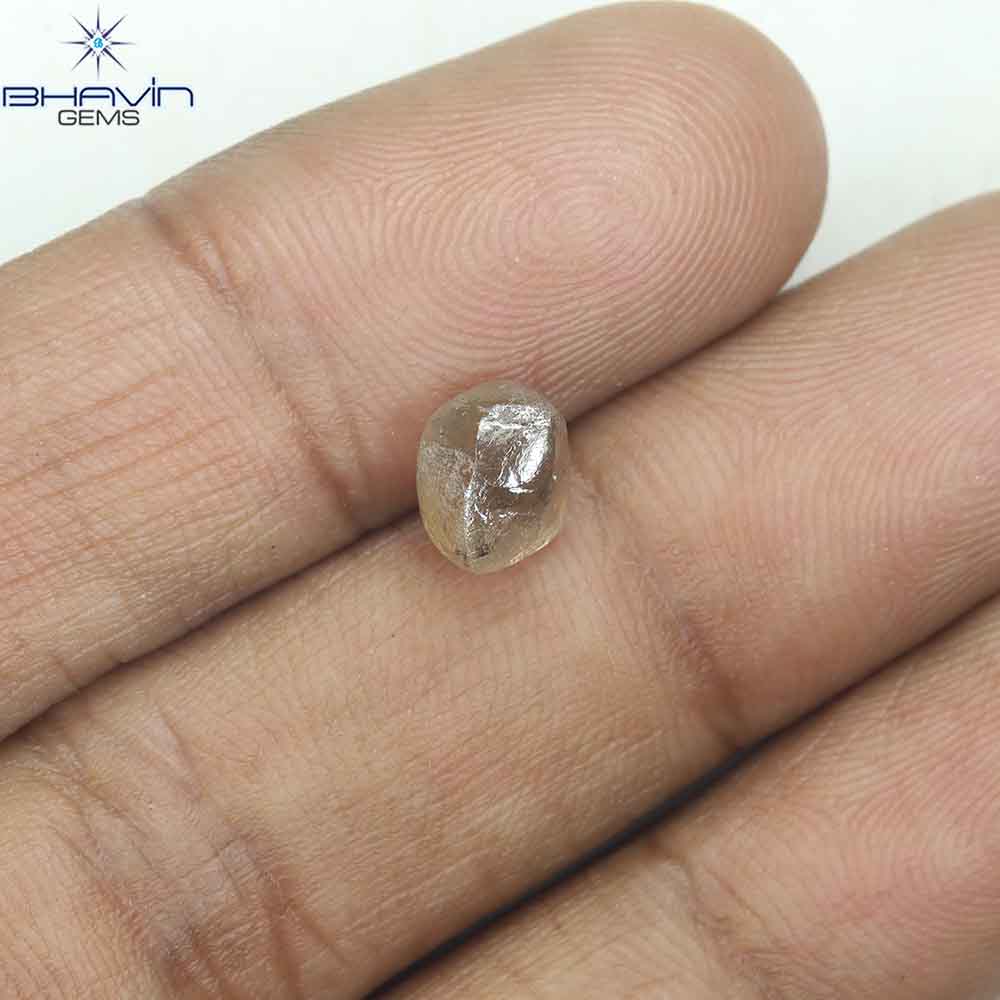 0.90 CT ラフ シェイプ ナチュラル ダイヤモンド ホワイト カラー VS1 クラリティ (5.95 MM)