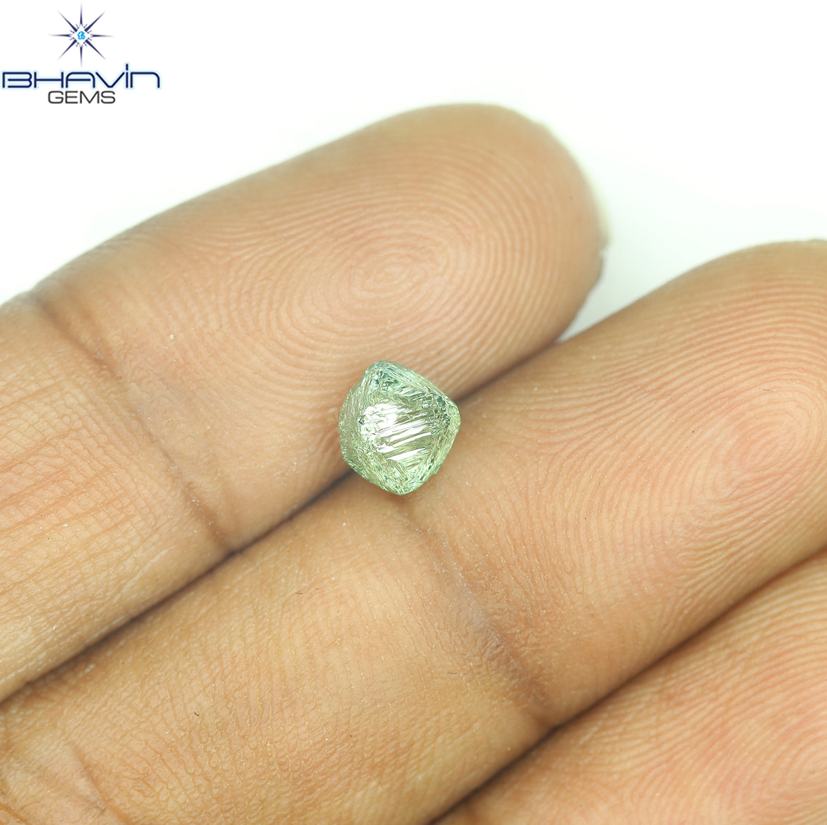 0.49 CT ラフシェイプ ナチュラル ダイヤモンド ピンク色 I3 クラリティ (4.90 MM)