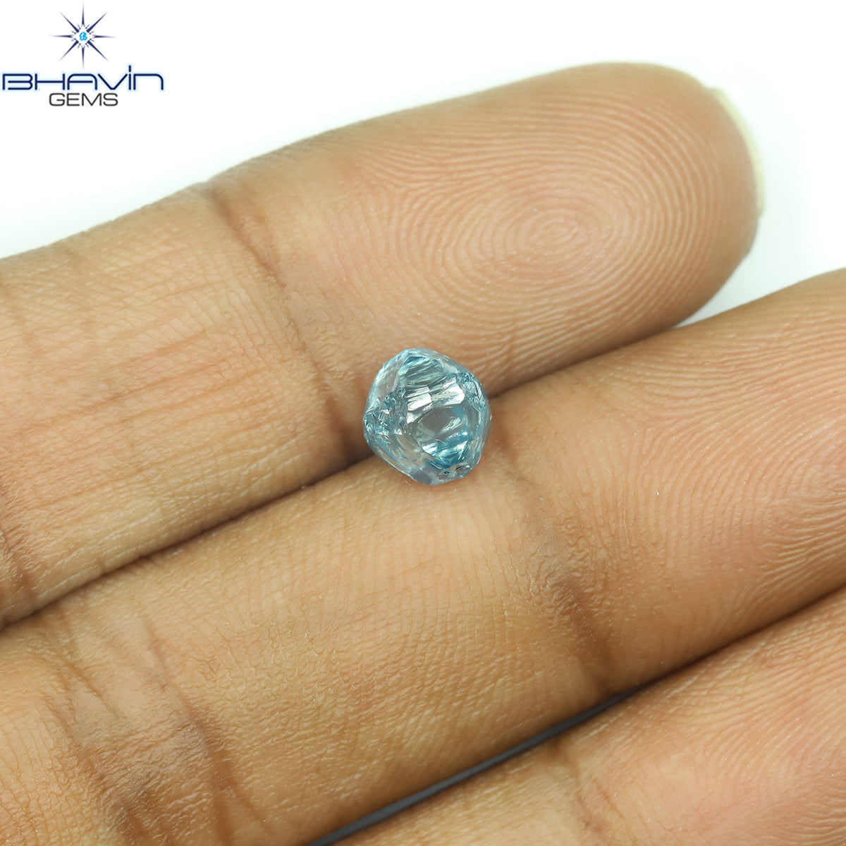 0.49 CT ラフシェイプ ナチュラル ダイヤモンド ピンク色 I3 クラリティ (4.90 MM)