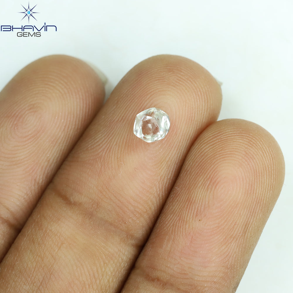 0.49 CT Rough Shape Natural Diamond White Color VS1 Clarity (0.49 MM)