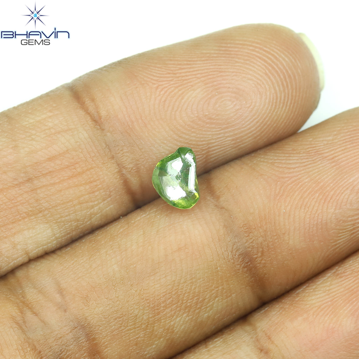 0.49 CT ラフシェイプ ナチュラル ダイヤモンド ピンク色 I3 クラリティ (4.90 MM)