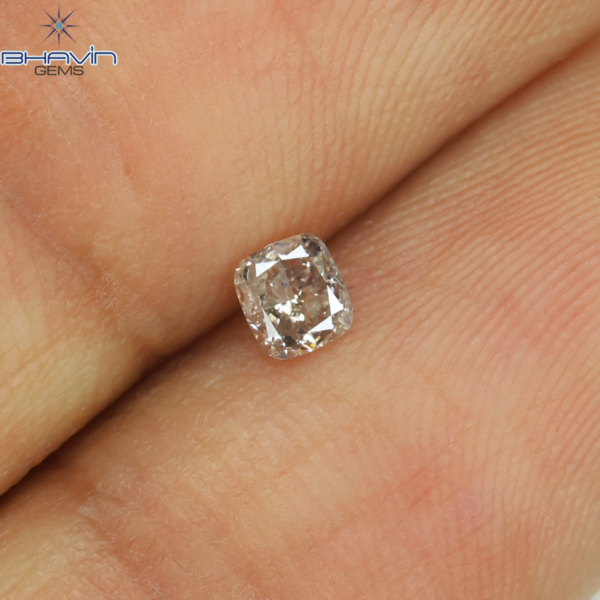 0.05 CT クッションシェイプ 天然ダイヤモンド ピンクカラー VS2 クラリティ (2.28 MM)
