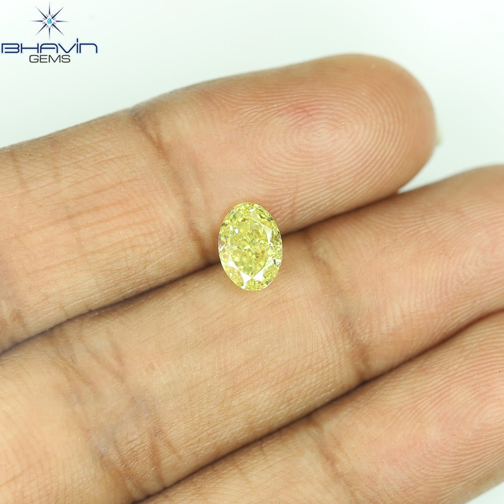 GIA認定 1.27 CT クッションダイヤモンド イエローカラー 天然ダイヤモンド VS1 クラリティ (5.97 MM)