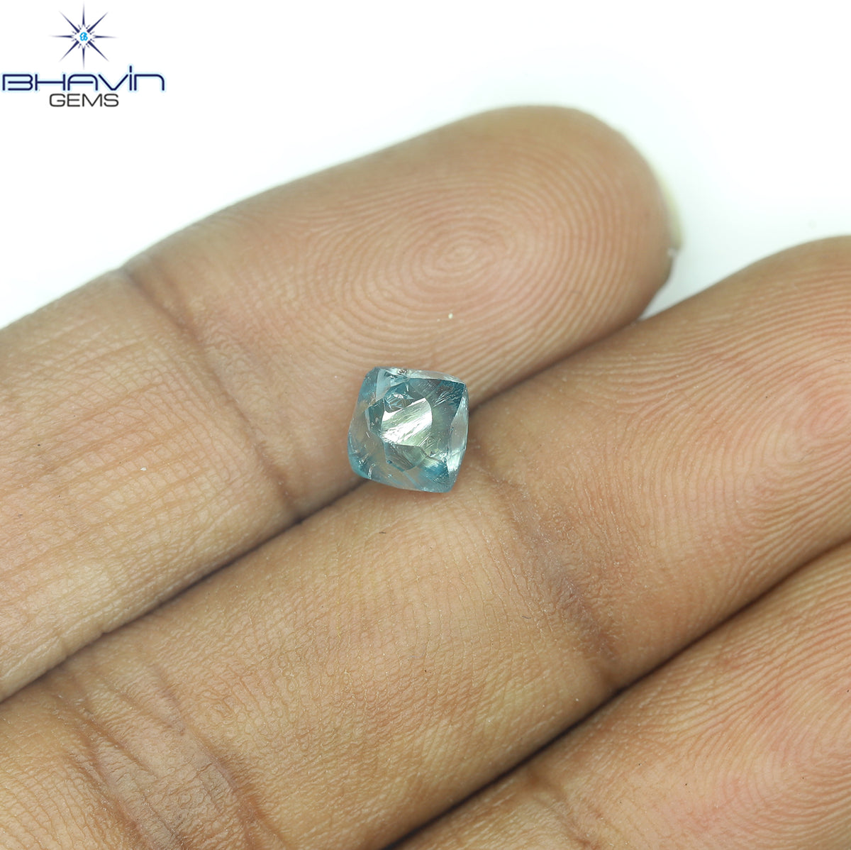 0.49 CT ラフシェイプ ナチュラル ダイヤモンド ピンク色 I3 クラリティ (4.90 MM)