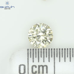 0.40 CT Natural Round Diamond Brown Color Clarity I1 (4.73 MM)