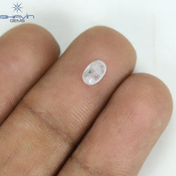 0.56 CT Oval Shape Natural Diamond White Color I3 Clarity (5.32 MM)