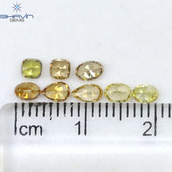 1.32 CT/8 Pcs Mix Shape Natural Diamond Mix Color SI1 Clarity (4.20 MM)