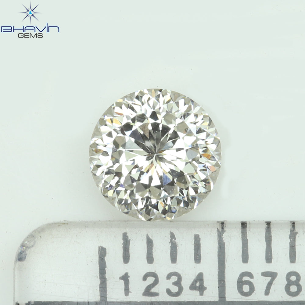 0.18 CT ラウンド ローズ カット シェイプ 天然ダイヤモンド ピンク色 I2 クラリティ (3.86 MM)