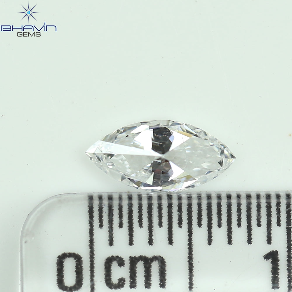 0.37 CT Marquise Shape Natural Loose Diamond White Color SI2 Clarity (7.62 MM)