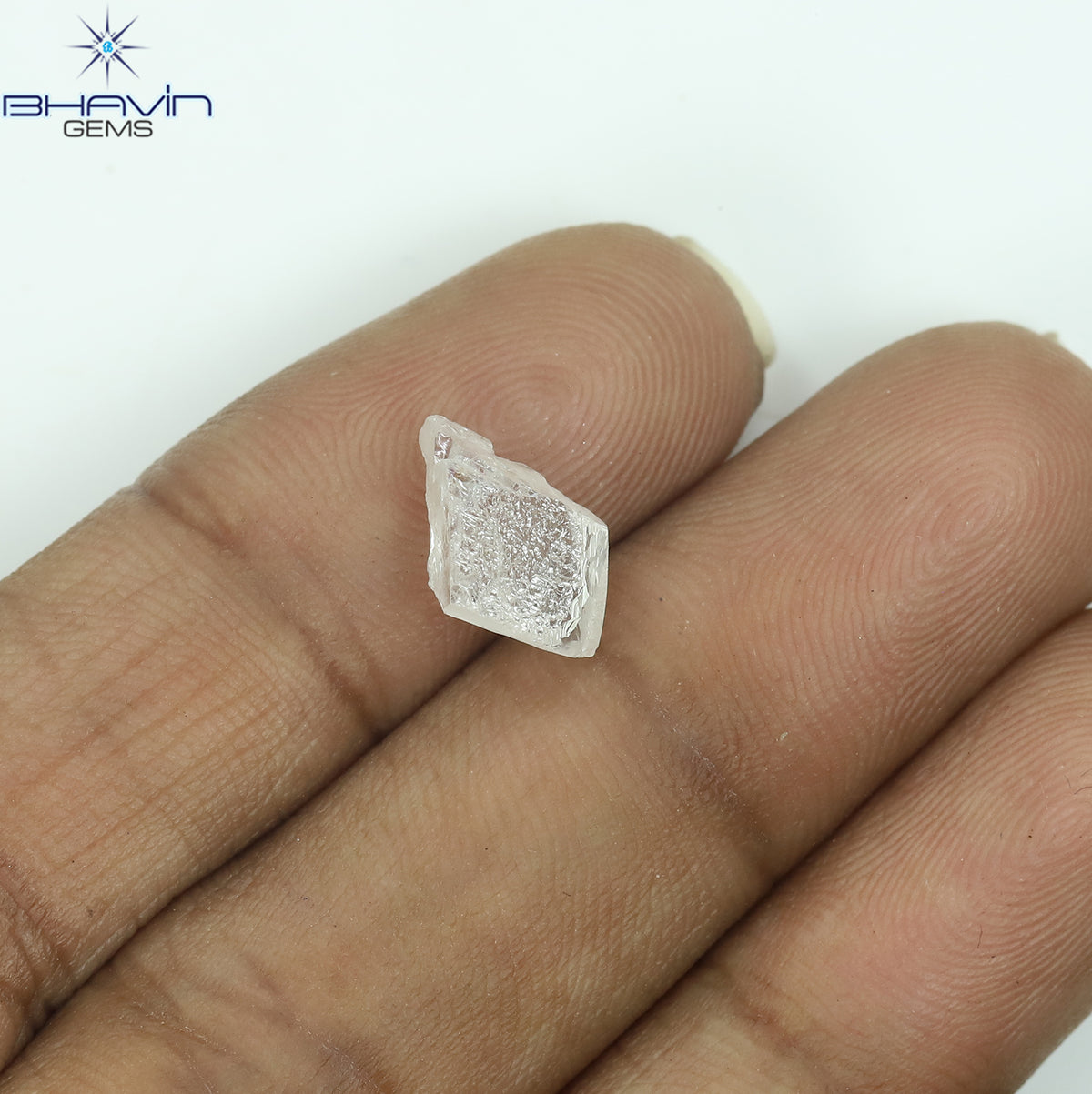 2.79 CT Natural Rough Diamond Pink Color Clarity SI (11.07 MM)