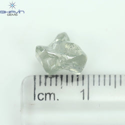 3.17 CT Rough Shape Natural Loose Diamond Bluish Green (M) Color VS2 Clarity (10.10 MM) (Copy)