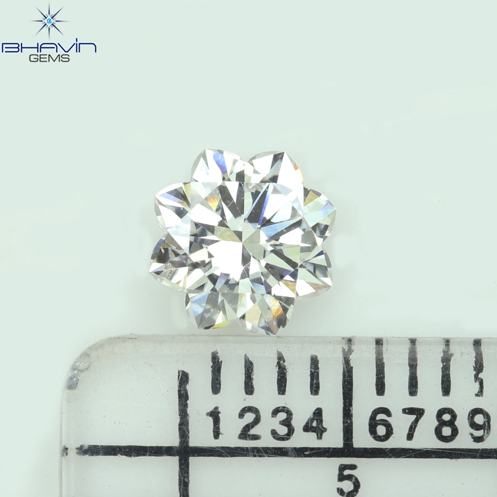 0.18 CT ラウンド ローズ カット シェイプ 天然ダイヤモンド ピンク色 I2 クラリティ (3.86 MM)