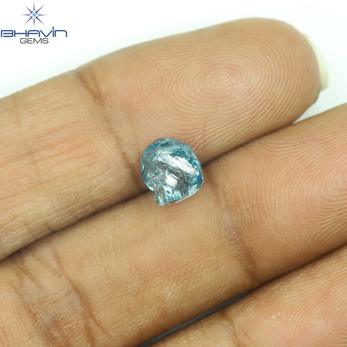 0.49 CT ラフシェイプ ナチュラル ダイヤモンド ピンク色 I3 クラリティ (4.90 MM)