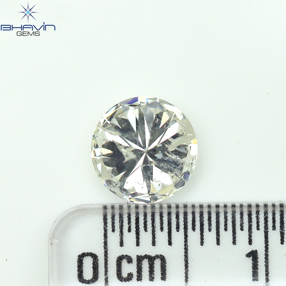 1.12 CT Round Shape Natural Diamond White Color I1 Clarity (6.63 MM)